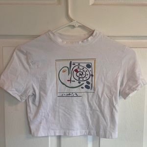 Artsy Doodle Crop Top